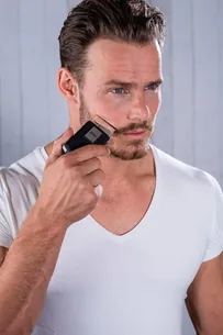 Folieringsbarbermaskine Wahl 3615-1016 med trimmer - sort/sølv