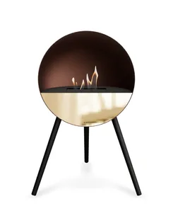 Mocca biopejs - Eye - sort og rose gold front - ben i sort