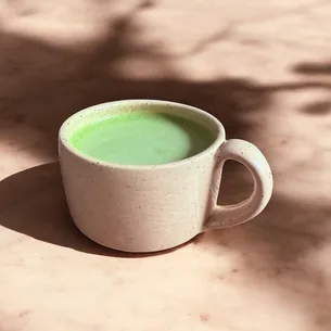 Håndlavet Matcha keramikkop fra Palæstina