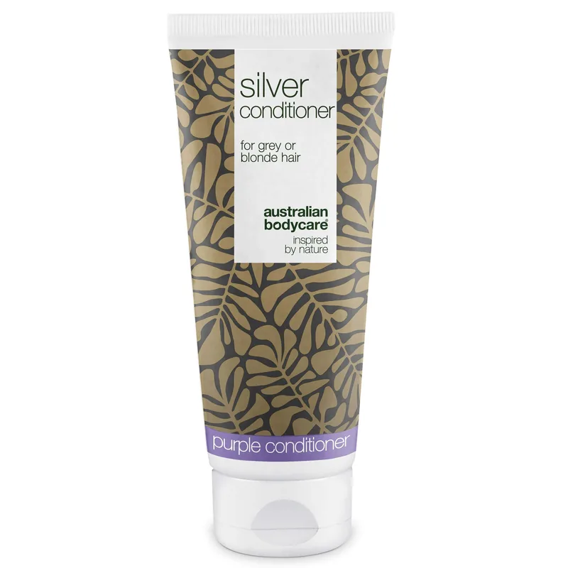 Silver Conditioner til gråt og blondt hår mod gule toner â Balsam med violette pigmenter fjerner gule toner og fremhæver kolde nuancer. Giver glans og styrker håret. Til både naturligt og farvet hår. - 1 stk.