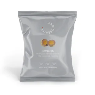 Hamburg - Syrlig vingummi m/ flødechokolade & lakrids - 95g