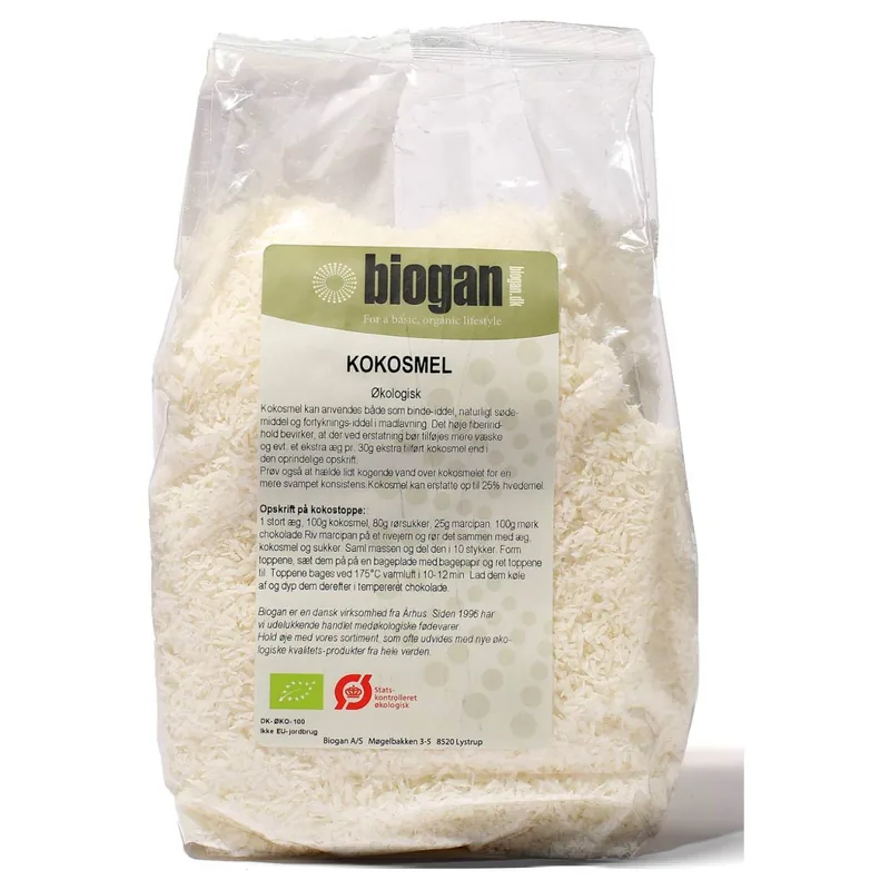 Kokosmel Økologisk- 500 gr - DISCOUNT PRIS
