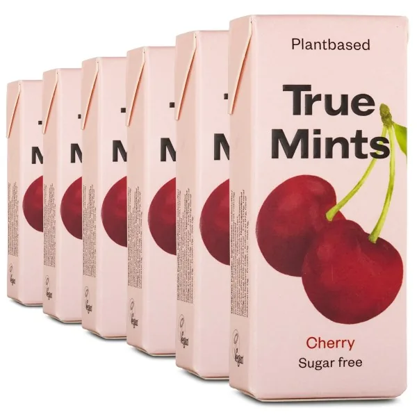 True Mints Pastiller, 6-pak, Cherry