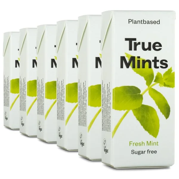 True Mints Pastiller, 6-pak, Fresh Mints