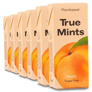 True Mints Pastiller, 6-pak, Peach