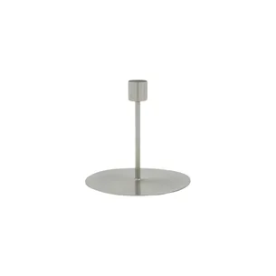 Anit lysestage 12 cm - Børstet sølv