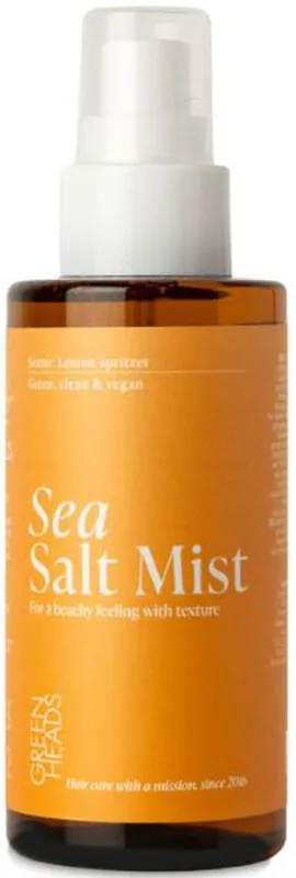 Green heads sea salt mist for a beachy feeling with texture lemon spritzer 150ml