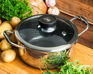 Non-stick Gryde 24 cm (5 Liter) med låg - Fusion