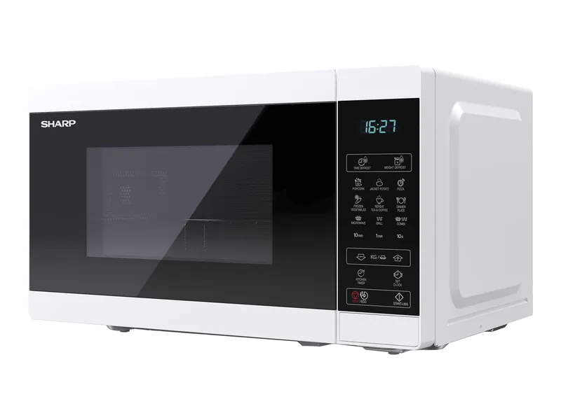 Mikrobølgeovn med grill Sharp YC-MG02E-W - hvid