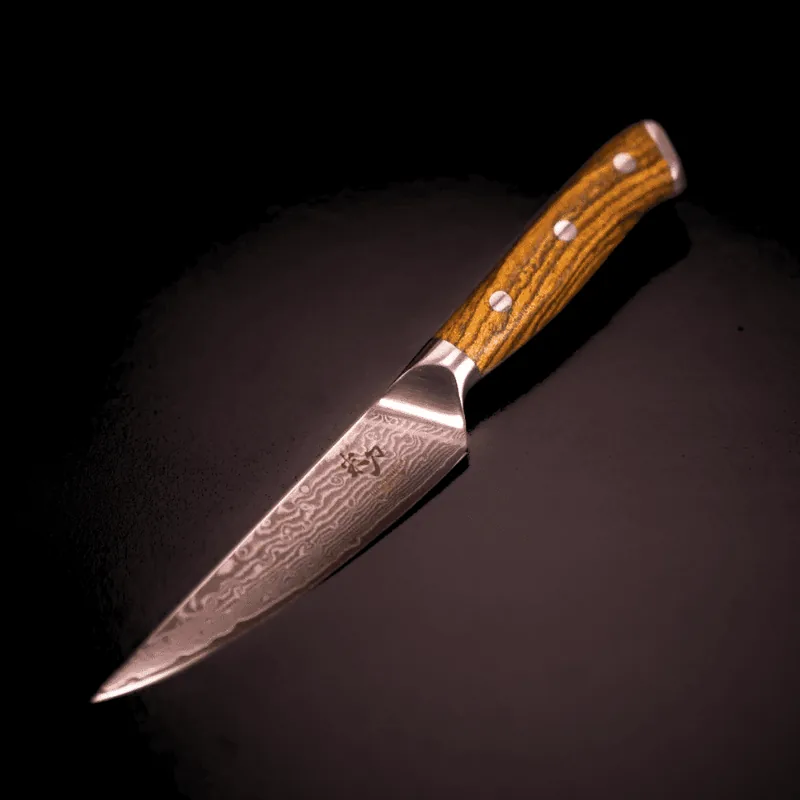 YIN Steakkniv Bocote 135 mm. - Eclipses Series