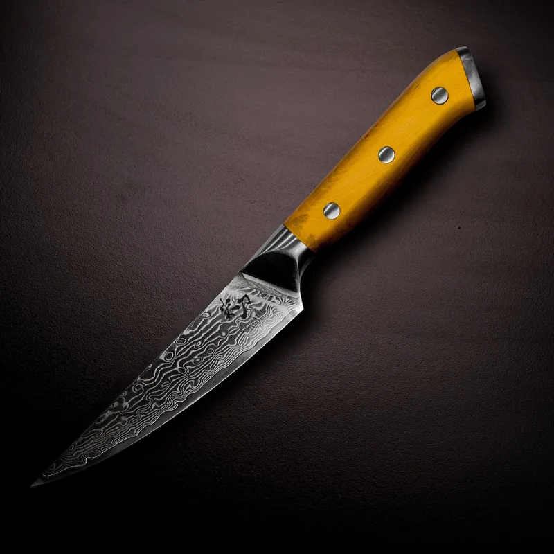 QING Steakkniv europæisk buksbom 135 mm.