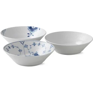 Royal Copenhagen dybe tallerkner 3-pak