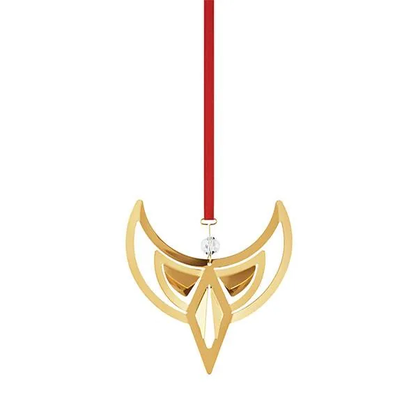Georg Jensen 2024 Juleornament, engel - Forgyldt  : Erling Christensen Møbler