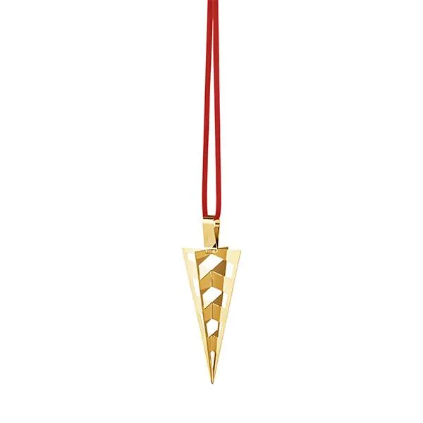 Georg Jensen 2025 Juleornament, kræmmerhus - Forgyldt  : Erling Christensen Møbler
