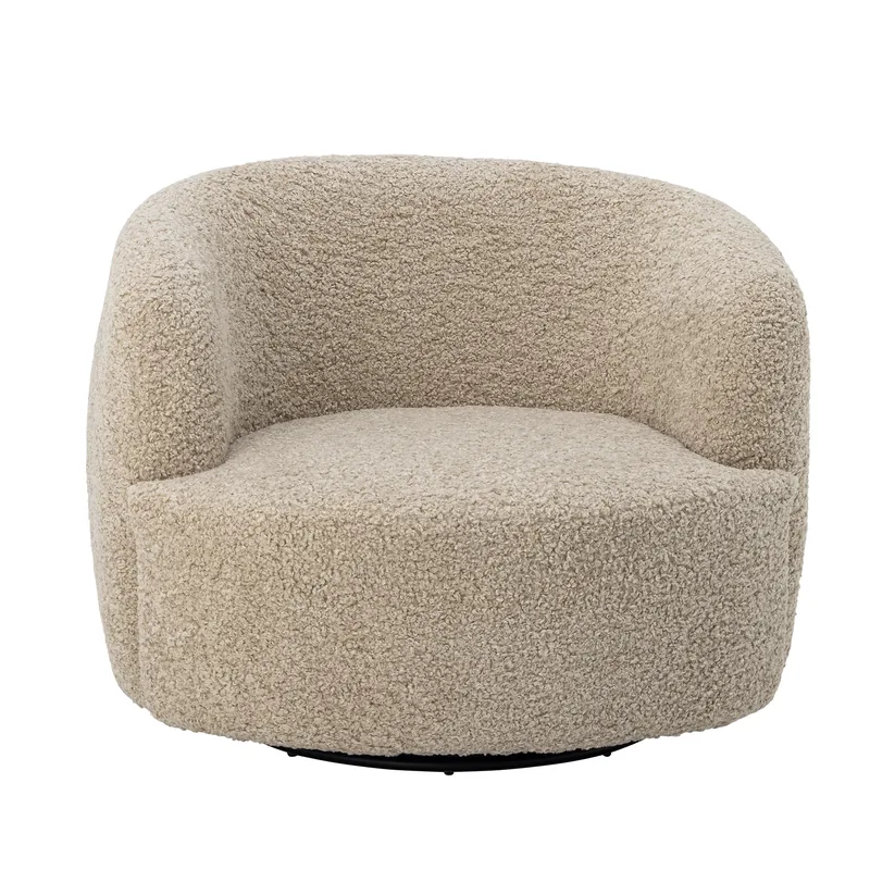 BLOOMINGVILLE Bocca drejestol, m. armlæn - natur polyester