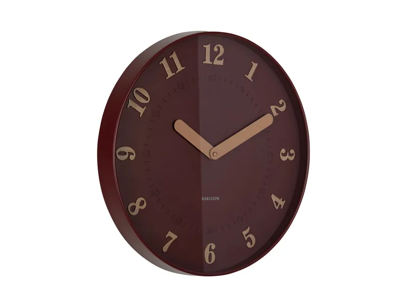 KARLSSON Vægur Amena burgundy red