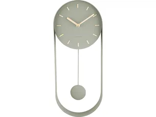 KARLSSON Vægur Pendulum Charm steel jungle green