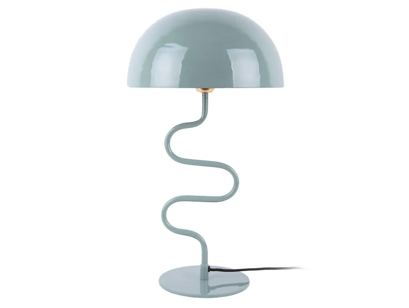 LEITMOTIV Bord lampe Twist enamel misty blue