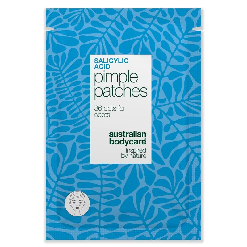 Salicylsyre Pimple Patches mod bumser og fedtet hud â Salicylsyre Pimple Patches mod bumser og hudorme. Med salicylsyre, grøn te og hyaluronsyre for rolig og ren hud. - 216