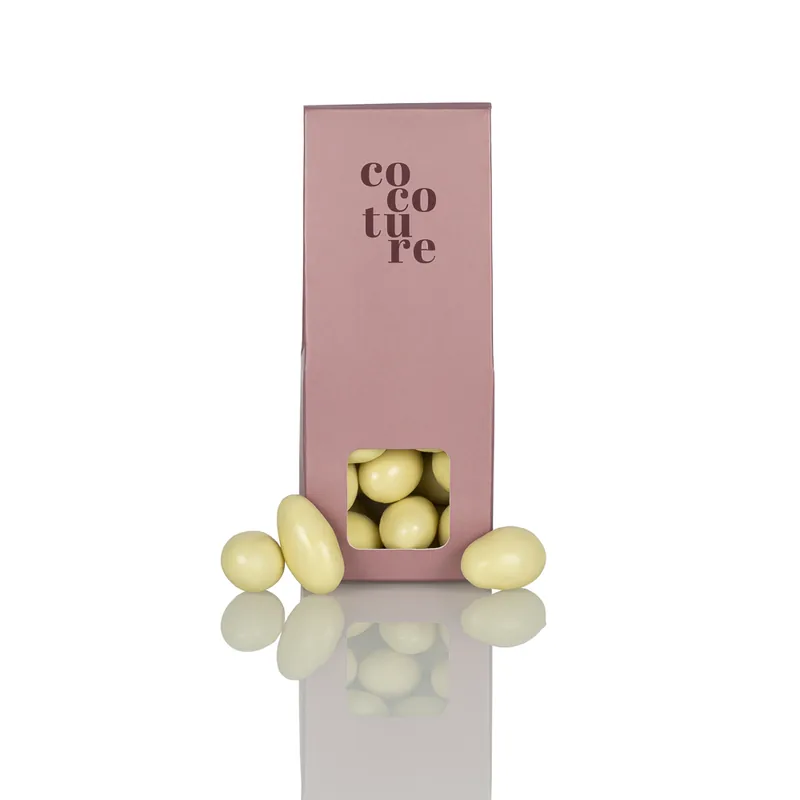 Dobbelt-overtrukket rommandel i Cocoture dragébox - 50g