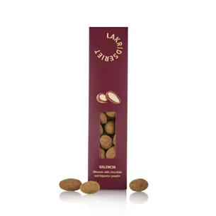 Valencia - Mandler med chokolade og stærk lakrids - 170g