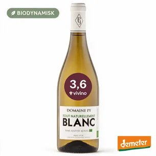 Domaine Py Tout Naturellement Blanc 2025, Languedoc Roussillon Frankrig, Hvidvin Økologisk Naturvin