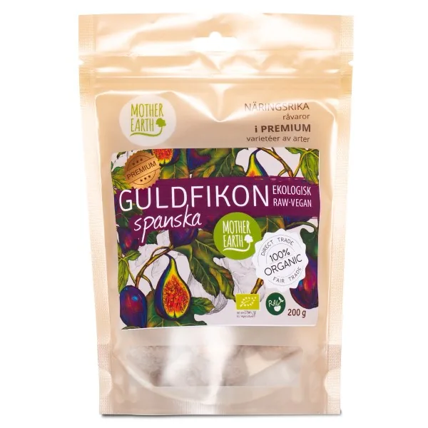 Mother Earth Figner Guld Premium Raw & Eko, 200 g