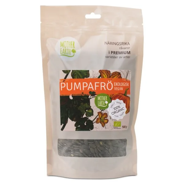 Mother Earth Græskarfrø ØKO, 500 g