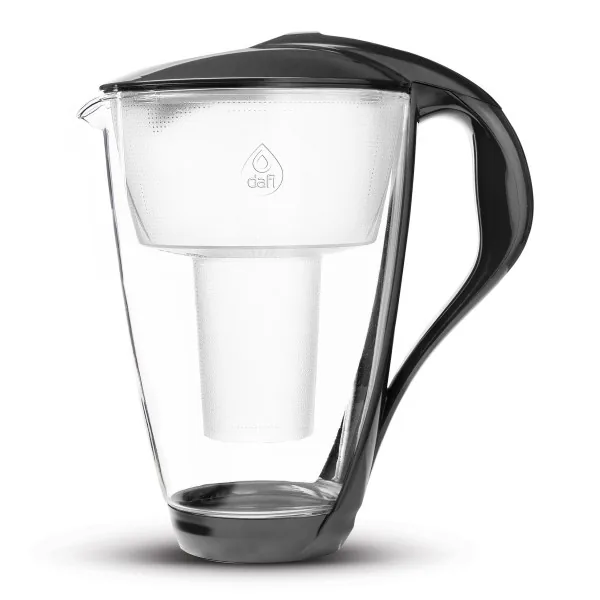 Dafi Filterkande Glas, 2,0 L, Antracit Grå