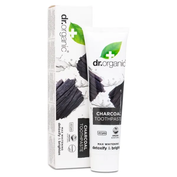 Dr. organic tandpasta aktivt kul, 100 ml
