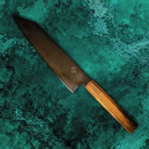 T10 Coffee Etch  Pre-patina,forced-patina højkulstof stål kniv