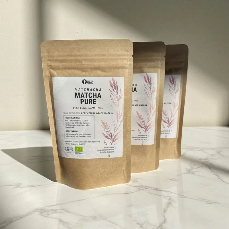 3 x 100g Økologisk Ceremonial Grade Matcha te