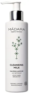 Madara organic skincare cleansing milk calming jasmine all skin types 200ml