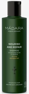 Madara organic skincare nourish and repair shampoo dry and damaged hair 250ml