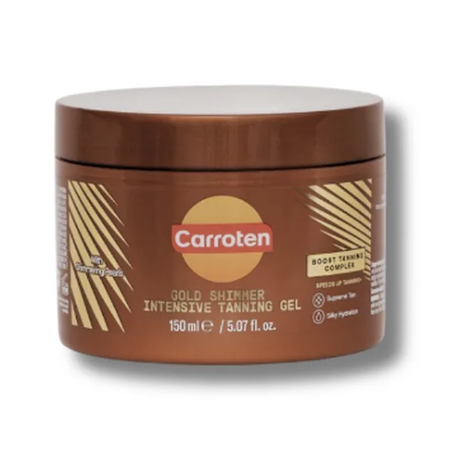 Carroten - Gold Shimmer Tanning Gel - 150 ml