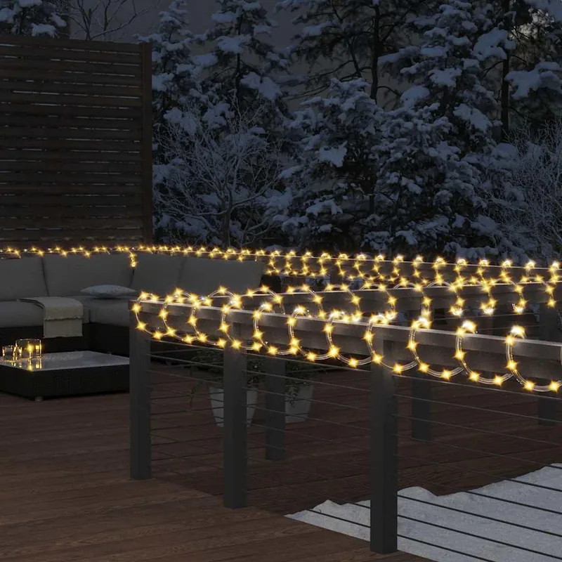 Lyskæde med 480 LED 20 m - varm hvid