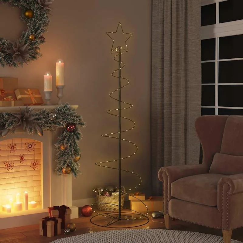 LED-juletræ 180 cm med 120 LED'er - varmt hvid