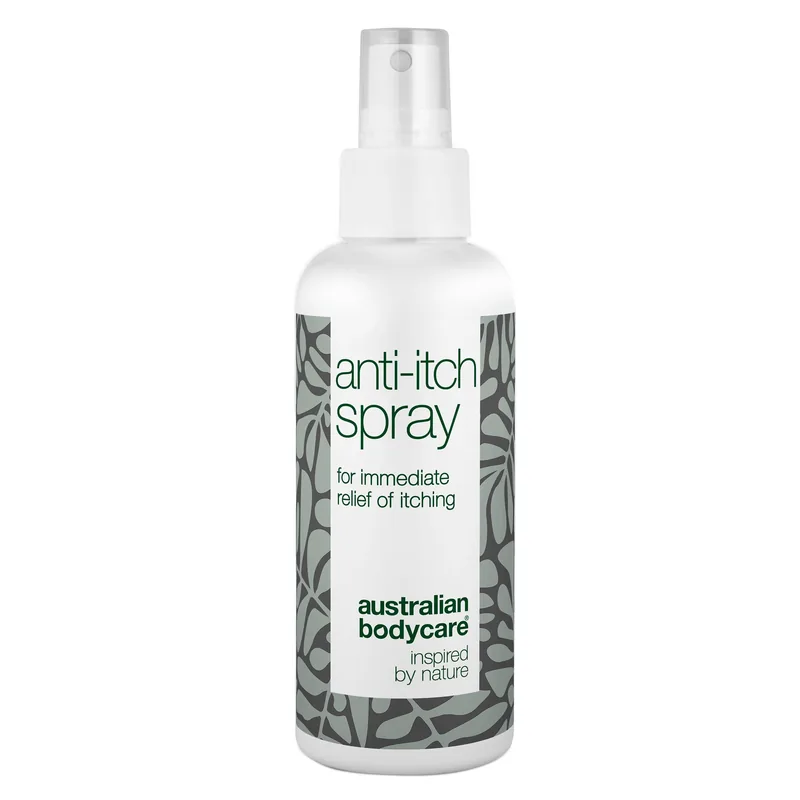 Spray til pleje ved kløende og irriteret hud på kroppen, ryggen & benene â Beroligende og lindrende til irriteret hud - 2 stk.