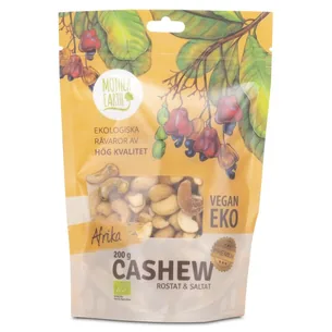 Mother Earth Cashew Premium R&S Øko, 200 g