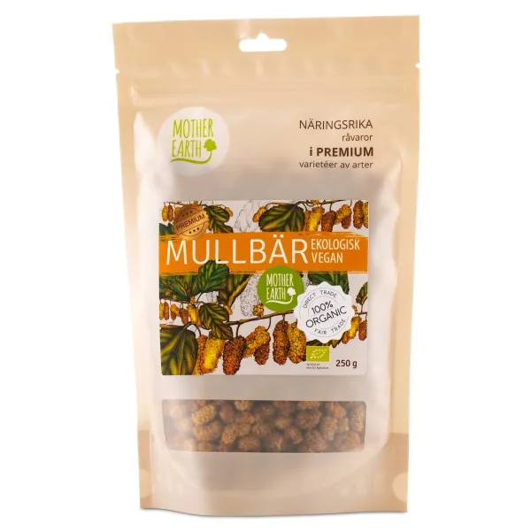 Mother Earth Morbær Raw & Øko, 250 g
