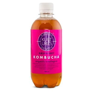 Kultures Kombucha, Hindbær, 400 ml