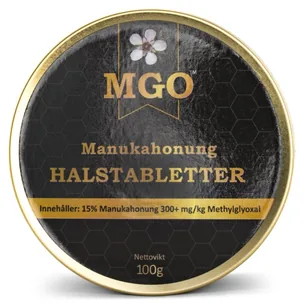 MGO Manukahonning Halstabletter, 100 g