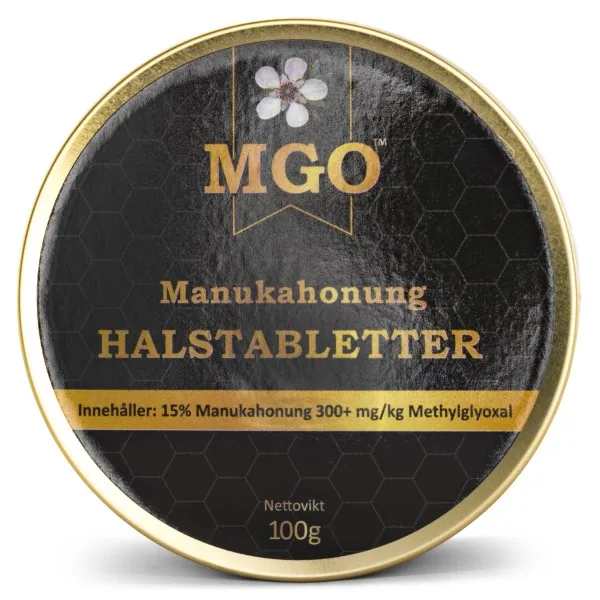 MGO Manukahonning Halstabletter, 100 g