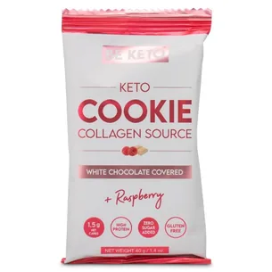 BeKeto KETO Cookie, White Chocolate & Raspberry, 40 g