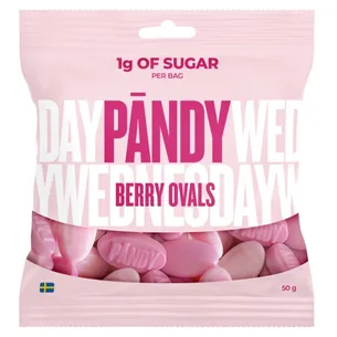 Pändy Candy, Berry Ovals, 50 g