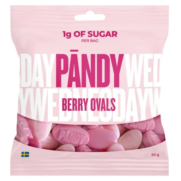 Pändy Candy, Berry Ovals, 50 g