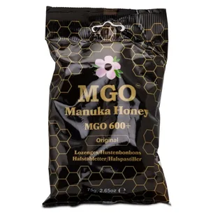 MGO Manukahonning Halstabletter 600+, Orginal, 75 g