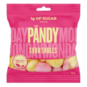 Pändy Candy, Sour Skulls, 50 g