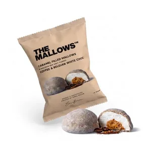 Karamelfyldt skumfidus med kaffe | The Mallows flowpack