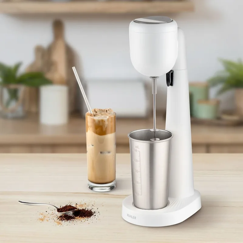 Elektrisk drinkmikser i hvid finish fra Mühler - Hurtig levering